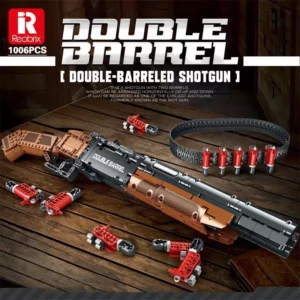 Building Blocks Gun - Double Barrel Shotgun (1006pcs)