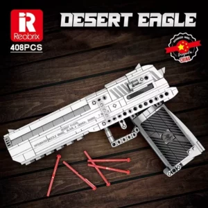 Building Blocks Gun - Desert Eagle Pistol (408pcs)