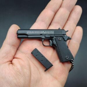 Mini Guns 1911 Black Key Chain