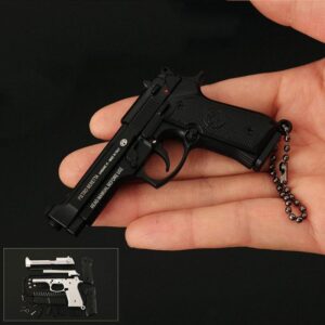 Mini Guns Beretta Black Key Chain