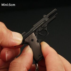 Mini Guns Beretta Black  Key Chain Small
